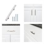 841710163605 Amazonbasics Ams Modern Curved Cabinet Handle Length Hole