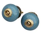 842822184397 Undisclosed Beautiful Ceramic Knobs With Crackle Design Blue