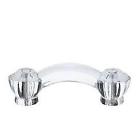 86018 Emtek Cabinet Drawer Pull Handle Astoria Style Clear Crystal Cc