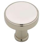 862172 Martha Stewart Living Medallion Polished Nickel Round Cabinet 0885785362594