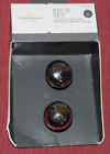 885785828434 Threshold Knob Set Clear Glass And Brushed Brass