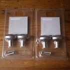 900.615.17 Pulls Set Modest Nib Nickel Brushed Drawer 4 Ikea