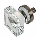 900025-bbn-10 Gliderite Brushed Black Nickel Square Glass Cabinet Knob 849376023127