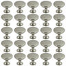 91knob0n-25pk Brookwood Pack Of Brushed Satin Nickel Cabinet Hardware Round Mushroom