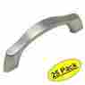 9444-3sn Mar-3708 Marvel Comics Cosmas Satin Nickel Contemporary Cabinet Hardware Handle Pull 3 Hole 035112451129