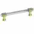 9500 Berenson Chrome Venice Brass Bar Cabinet Pull With 4 Center To