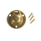 96408 Ultra Hardware Flush Ring Pull Round Brass