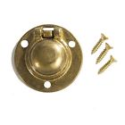 96408-uw Ultra Hardware Flush Ring Pull Round Brass 749694964082