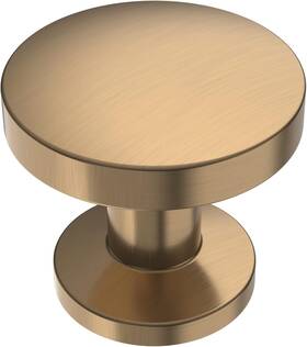 9build 313100450485 10 Pack 1.2 Inch Champagne Bronze Cabinet Knobs Drawer Kitchen