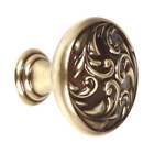A3651-14-pa A3651-14 Alno Polished Antique Ornate Diameter Mushroom Cabinet Knob 785584022227