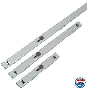 B005um8tmy Abus 07040 Chrome File Bar 4-drawer Grey - Workspace Organization