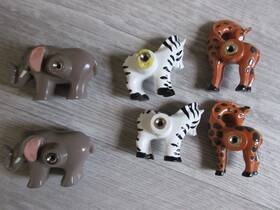 Bp-9356-hp Accentz Animal Zebra Lion Giraffe Drawer Knob Pulls Qty 6
