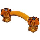 Ahp-1 Eclectic Cabinet Knobs Decor Amber Honey Glass Pull 0744904800099
