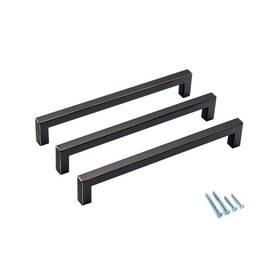 Aibeli 774980051696 30 Pack 8 Inch Center To 8in Oil-rubbed Bronze Square Cabinet Pulls