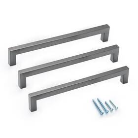 Aibeli 774980051702 10 Pack Kitchen Cabinet 8 Inch Hole Center 203mm Ancient Grey