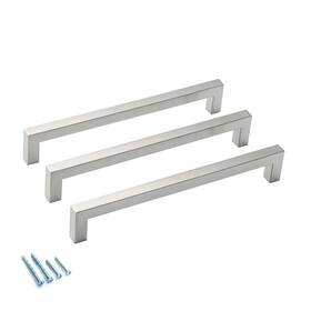 Aibeli 774980051870 30 Pack 8 Inch Brushed Nickle Cabinet Pulls Square Drawer Handles Cupboard Ha