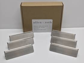 Cab-096-633-sn-6p Allen Roth 843713151160 6 Pk. Drawer Handles Cup Pulls Satin Nickel Lowes