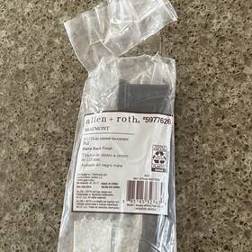 944270w-rb Allen Roth Beaumont Cabinet Pull Matte Black 5-1/16 In Center-tocenter 5977626