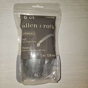 Z2440-c128-bni Allen Roth Kyndel 5 Inch Handle Drawer Pull Satin Nickel Finish #2280266 New 6 Ct