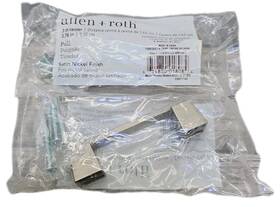 Z3211n-3-bni Allen Roth 10 3 Inch Cabinet Pull Satin Nickel #0875917 Model #z3211n-3-bni 58