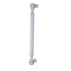 8-sch Allied Brass P-3/8-sch 8 Inch Center-to-center Beaded Door Pull In Satin Chrome