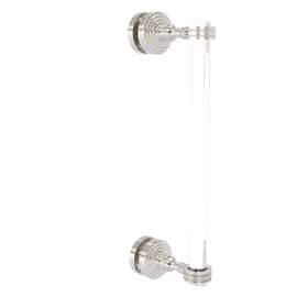 Pg-407d-12sm-sn Allied Brass Shower Door Handle 1side Pul Dotted Accents Satin Nickel With Hardware