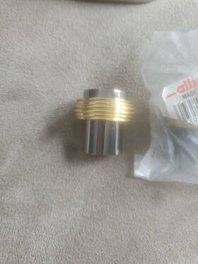 Allison 039257105008 8x 1/2 Inch X 7/8 Black Nickel Solid Brass Knob Free Shipping