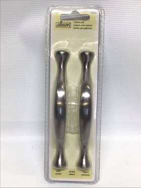 Al-385 Allison 3 Inch Cabinet Pull Handles 2 Pack Classic Satin Nickel