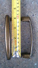 53004-bb Allison Nos Brass Rope 96mm Amerock - Burnished Centers Pulls Lot 20
