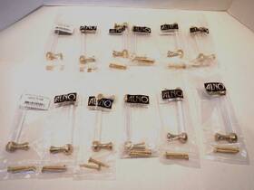 A870-35-sb Alno 785584100246 3 1/2 Inch C To Cabinet Pull Brass / Acrylic Open Pkg Lot Of 12