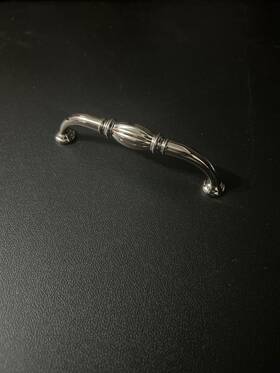 A234-4-pn Alno Tuscany 4 Inch Brass Cabinet Handle/drawer Pull - Polished Nickel