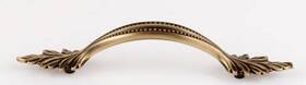 A235-4-aem Alno Hickory 4 C To Handle Cabinet Pull - Antique English Matte