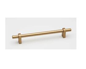 A2801-6-chp Alno A2801-6 Vita Bella 6 Inch Center To Modern Smooth Bar Champagne
