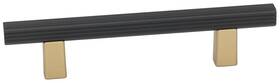 A2905-3-chp Alno A2905-3-chp/mb A2905-3 Quadrato 3 Inch Center To Modern Grooved Square - Champagne /