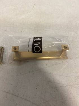 A310-35-sb Alno Manhattan 3.5 Inch Solid Brass Cabinet Pull - Satin