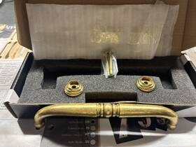 A702-6-pb Alno A702-6-pb/nl A702-6-/a723 6 Inch Center Handle Cabinet Pull-polished Brass