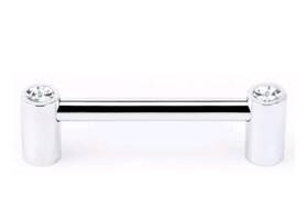 C715-35-pc Alno Swarovski Crystal 3 1/2 Inch Pull Polished Chrome