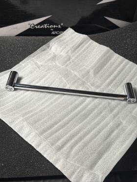 Cd715-8-pc Alno Scratches Crystal 8 Inch Appliance Pull Polished Chrome