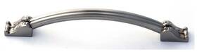 D1476-8-sn Alno D1476-8 Fiore 8 Inch Center To Solid Brass Arch Appliance - Nickel