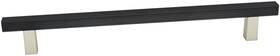 D2905-18-applc Alno D2905-18-mn/mb Quadrato 18 Inch Center To Modern Grooved - Matte Nickel