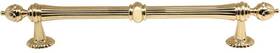 D6929-8-pb Alno D6929-8-pb/nl D6929-8 Brass Ornate 8 Inch Center To Bar Appliance Pull