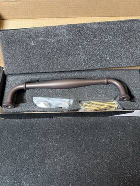 D726-8-chbrz Alno Pull Drawer Handle 8 Inch Charlie Chocolate Bronze