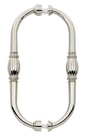 G234-8-pn Alno Back-to-back Pull Tuscany Traditional Polished Nickel