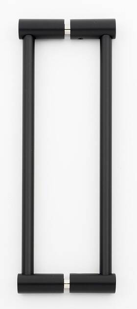 G715-8-mb Alno Contemporary Back-to-back Cabinet/shower Pulls In Matte Black New