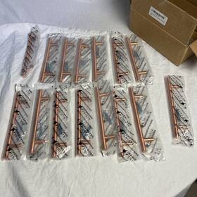 76370313 Alpine Hardware 5 Inch Fine-brushed Copper Cabinet Pulls T Bar - 15 Handles Solid