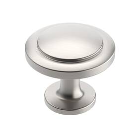 Alzassbg 680465911457 25 Pack Brushed Satin Nickel Cabinet Knobs 1-1/4 Inch Diameter Kitchen