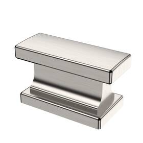 Alzassbg 680465911853 10 Pack Brushed Satin Nickel Cabinet Knobs 1.46 Inch37mm Rectangle K