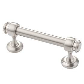Alzassbg 680465911945 10 Pack Brushed Satin Nickel Cabinet Pulls 3 Inch76mm Hole Centers Handl