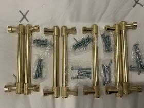 Al3082bb Alzassbg 7 Pack Brushed Gold Cabinet Pulls 5 Inch Open Box