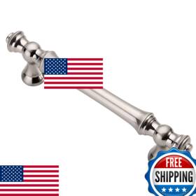 B0bgs1rcgz Alzassbg 10 Pack Brushed Satin Nickel Cabinet Pulls 3-3/4 Inch Hole Vintage